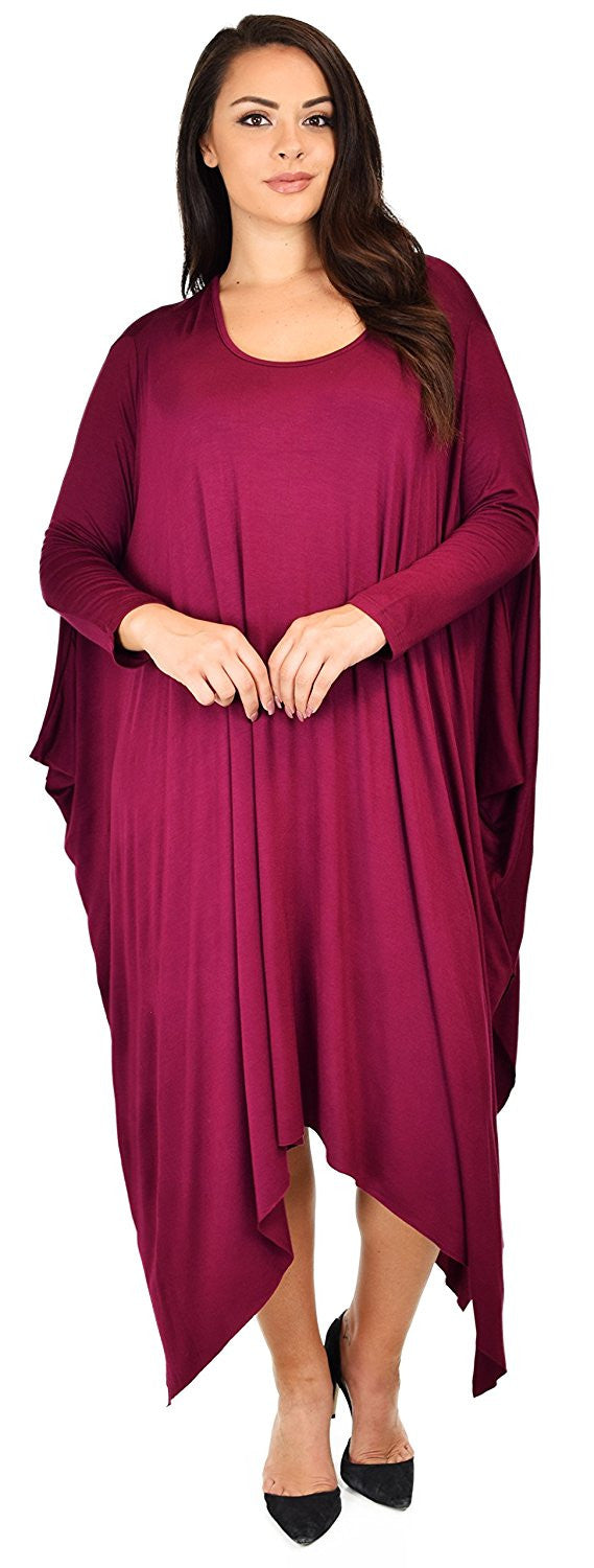 Plus Size Tunic Dress, Asymmetrical Tunic Dress, Comfortable Long Tunic Dress