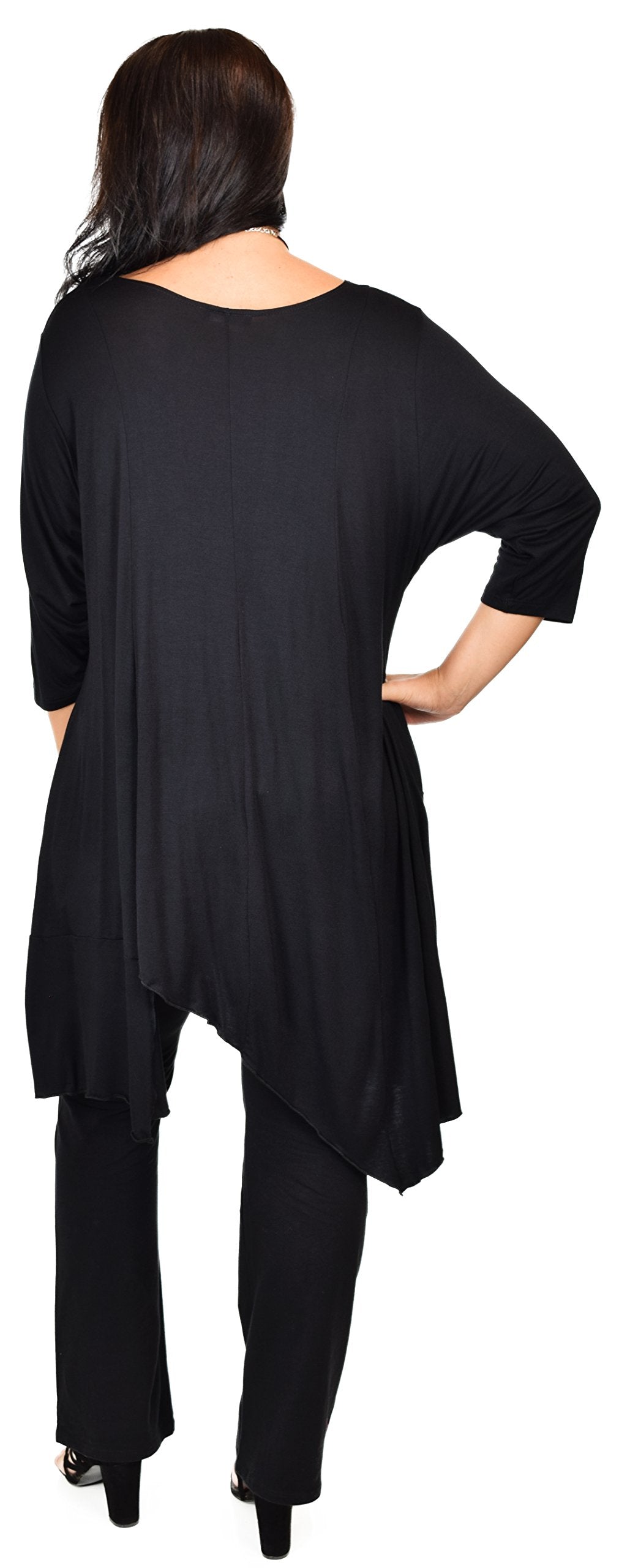 Plus Size Tunic, Full figured tunic, Summer Tunic,  Asymmetrical Tunic, Long Tunic, Designer Tunic, Women Tunic