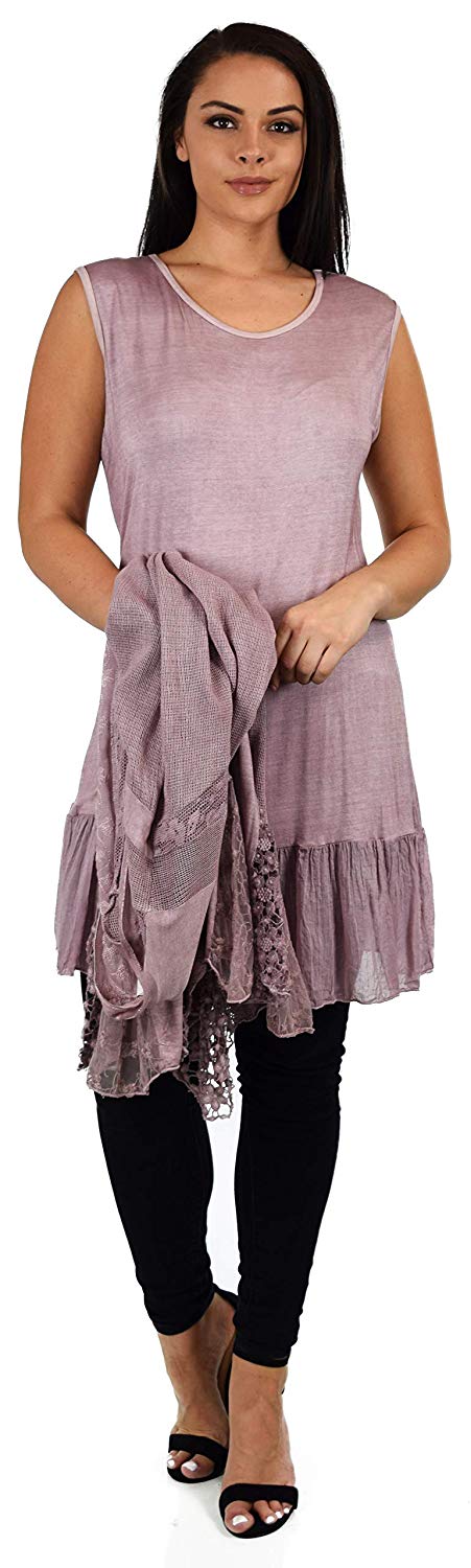 Dare2BStylish Women Plus Size 2 Piece Lace Cardigan Duster Blouse Top Set