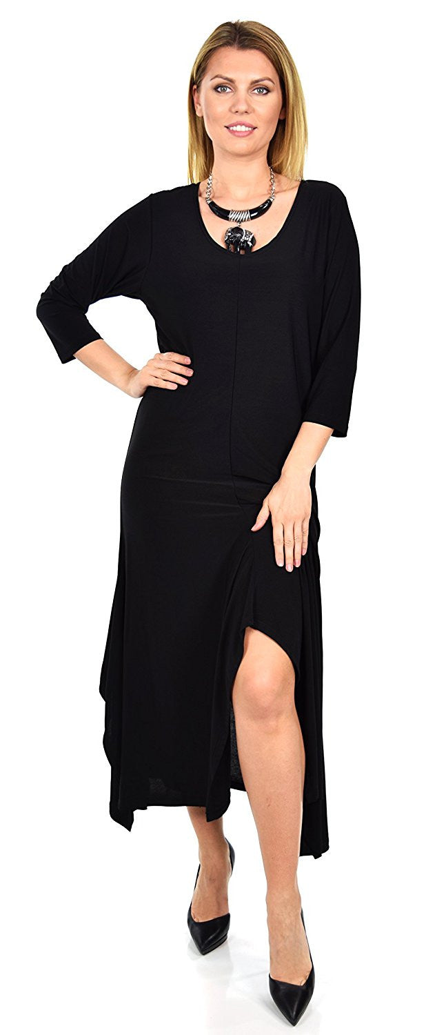 Versatile Swing Dress Plus Size Quirky Loose Fitting