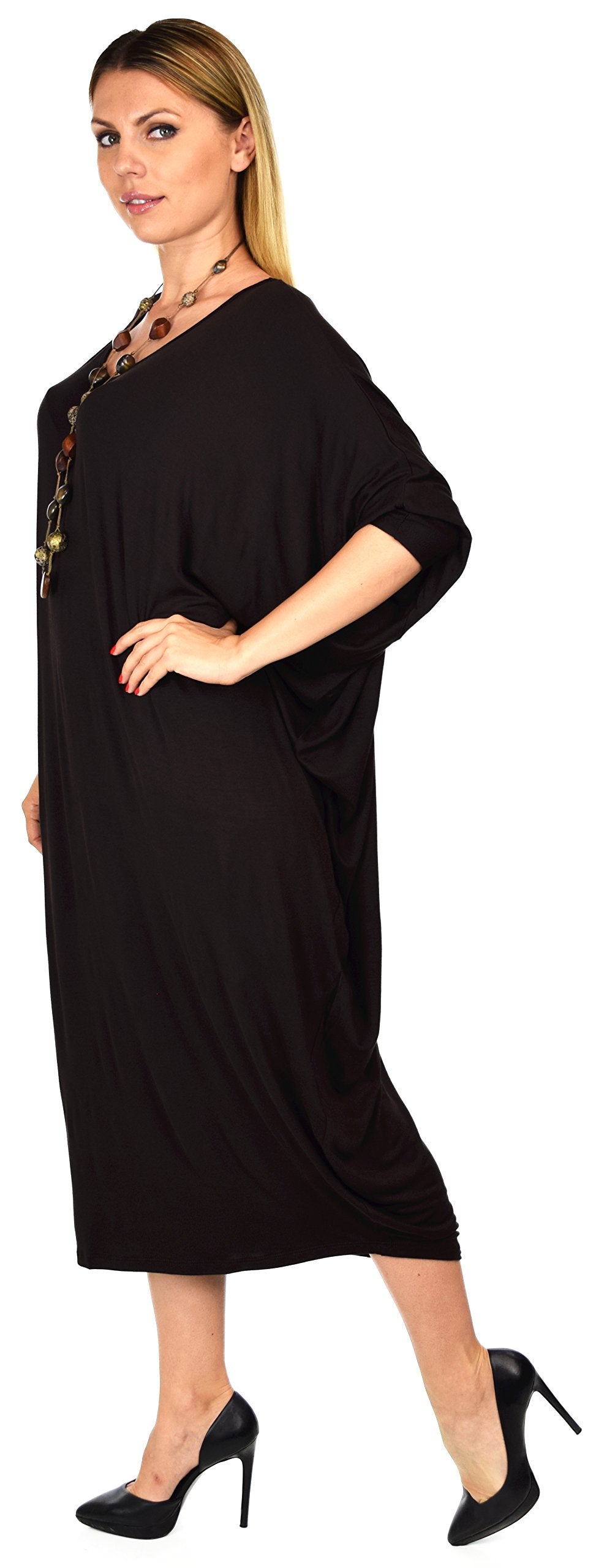 Comfy Dress, Women Dress, Summer Dress, Oversize Dress,  Lagenlook Dress, Plus size Dress, Maxi Dress. Fits from Large to 4X.