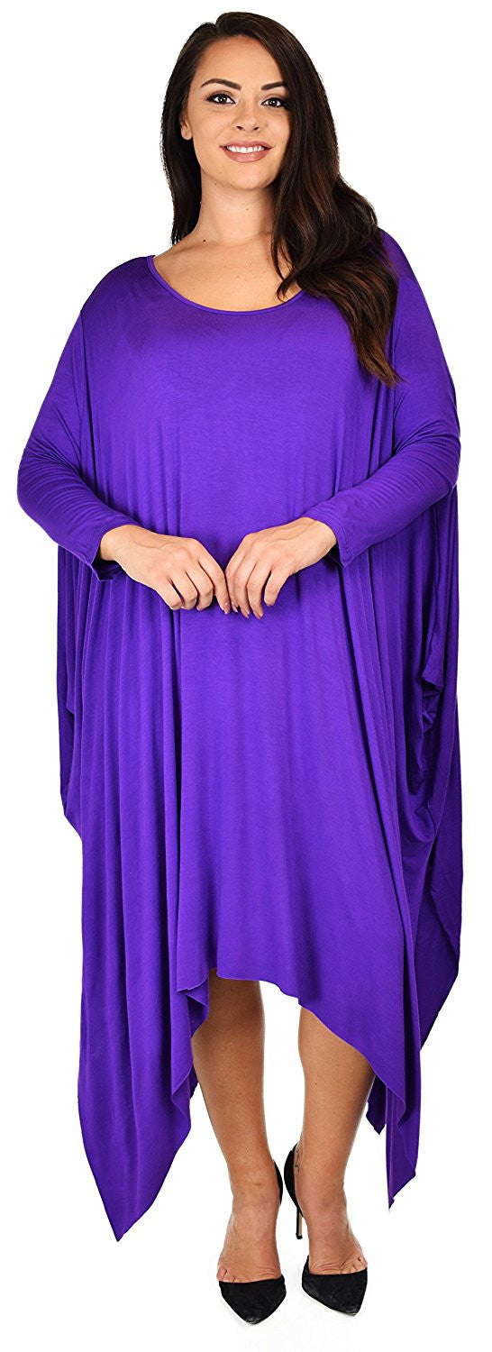 Plus Size Tunic Dress, Asymmetrical Tunic Dress, Comfortable Long Tunic Dress