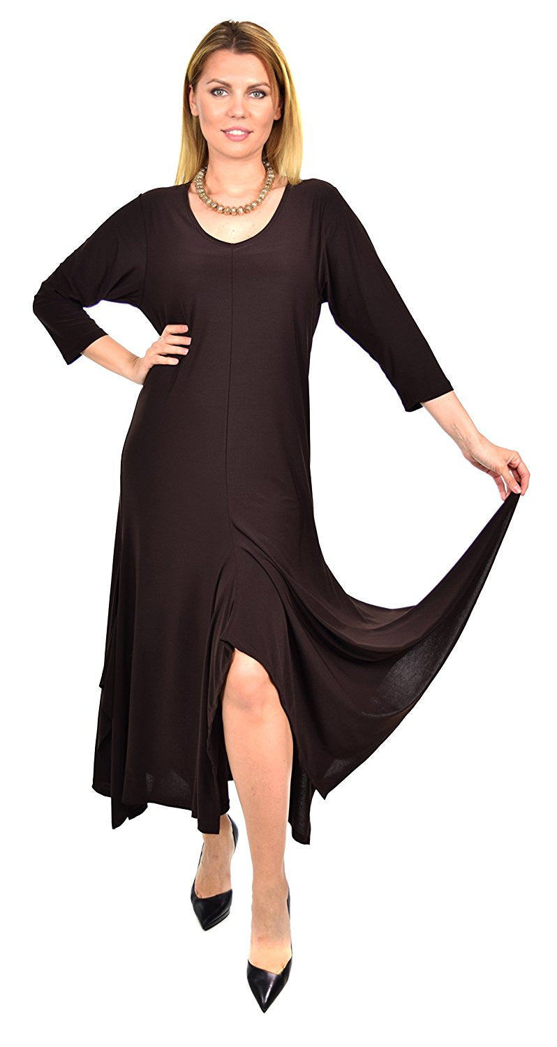 Versatile Swing Dress Plus Size Quirky Loose Fitting
