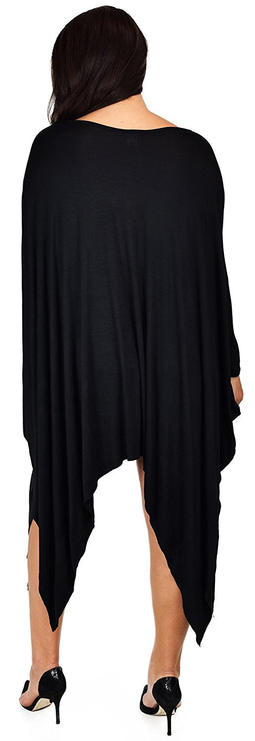 Plus Size Tunic Dress, Asymmetrical Tunic Dress, Comfortable Long Tunic Dress