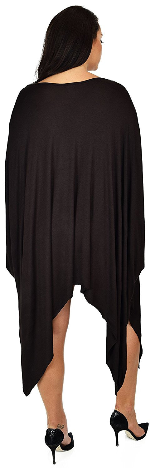 Plus Size Tunic Dress, Asymmetrical Tunic Dress, Comfortable Long Tunic Dress