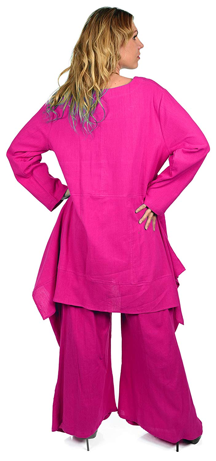 Dare2bStylish Pant set, Women 2 Piece pant set, lagenlook pant set, Cotton Gauze Pants Set,  Summer Outfit Regular and Plus Size
