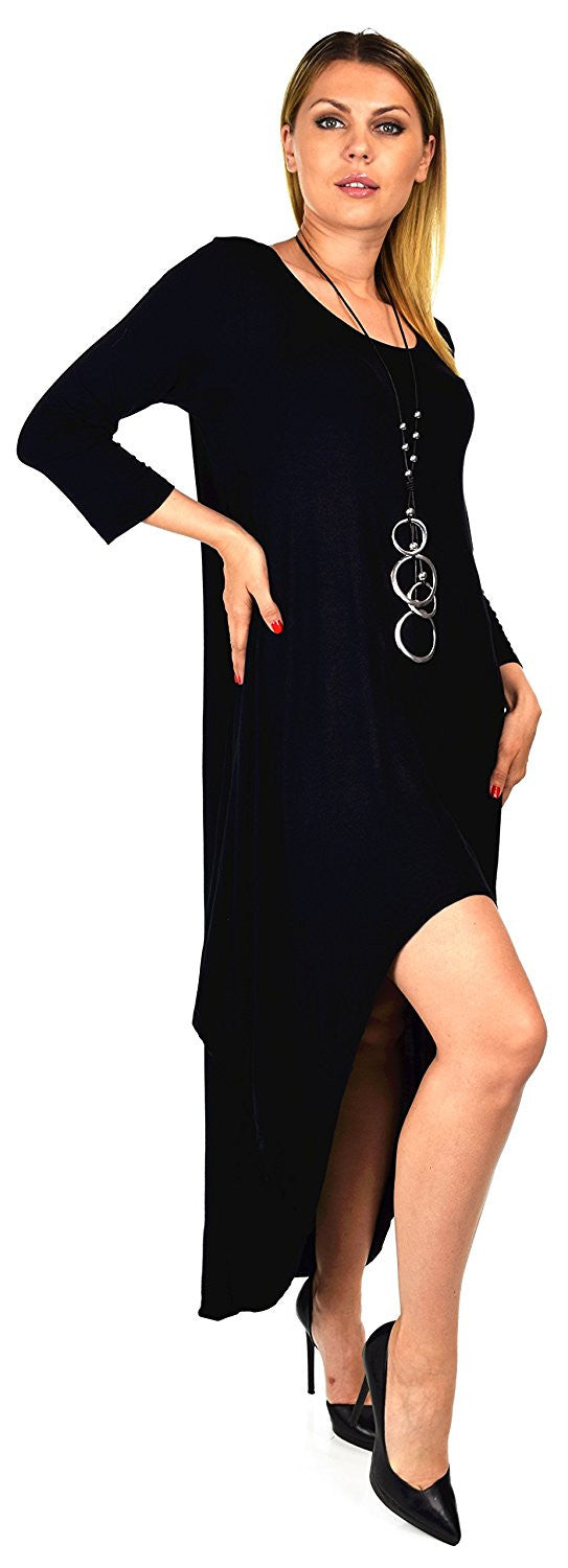 Plus Size Dress,Designer Dress,Lagenlook Dress,  Hi Low Dress, Maxi Dress, Plus Size Dress. XL/1XL AND 2XL/3XL