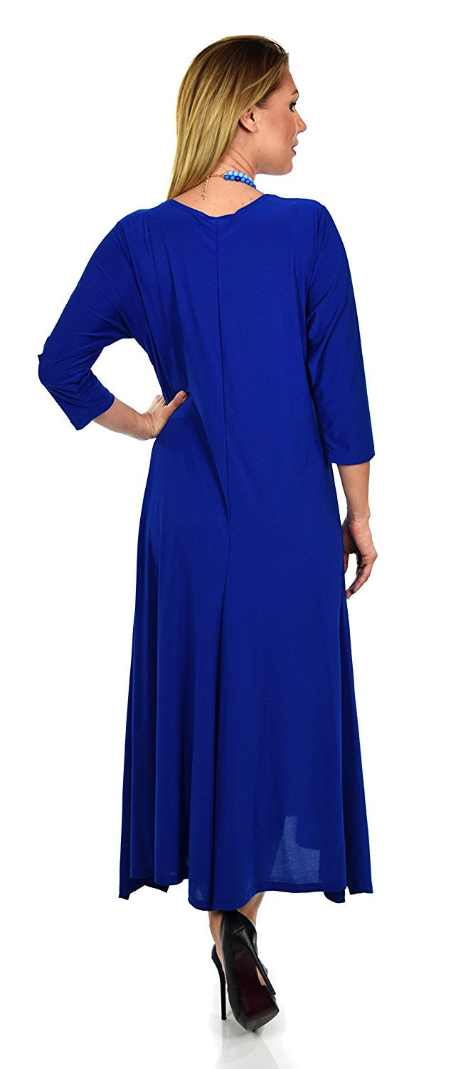 Versatile Swing Dress Plus Size Quirky Loose Fitting