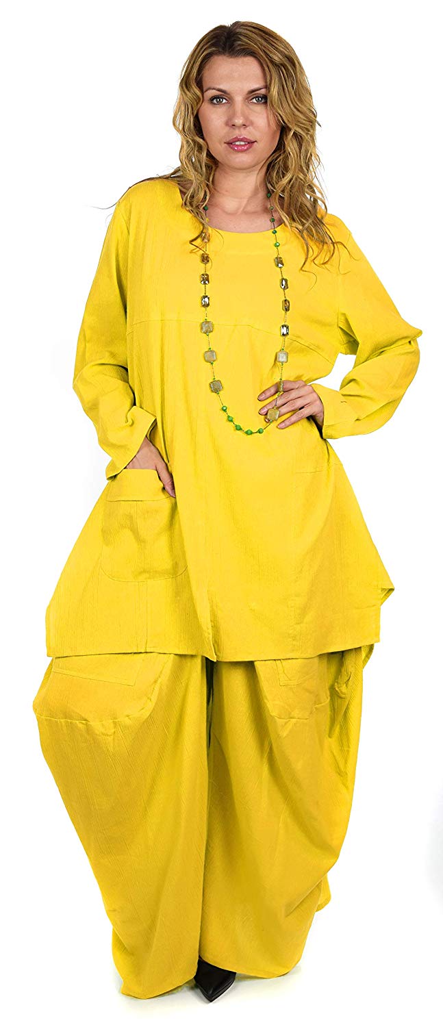 Dare2bStylish Pant set, Women 2 Piece pant set, lagenlook pant set, Cotton Gauze Pants Set,  Summer Outfit Regular and Plus Size