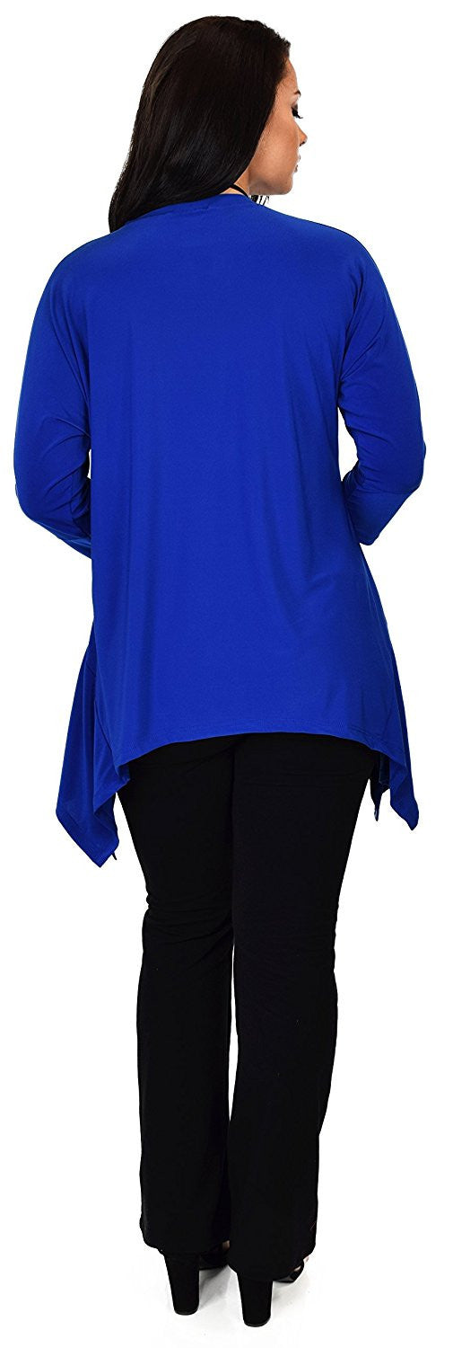 Summer Asymmetrical Fishtail Swing Tunic Shirt Top