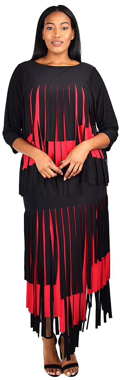 Dare2bStylish Women 2 Piece Car Wash Skirt Set Maxi Dress Outfit | Reg & Plus Sizes