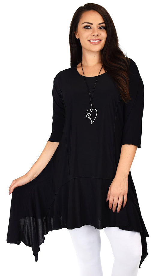 Stylish N Exclusive Crazy cuts Tunic,  Lagenlook Tunic dress, Plus Size Tunic, Quirky Tunic Dress. Plus size clothing