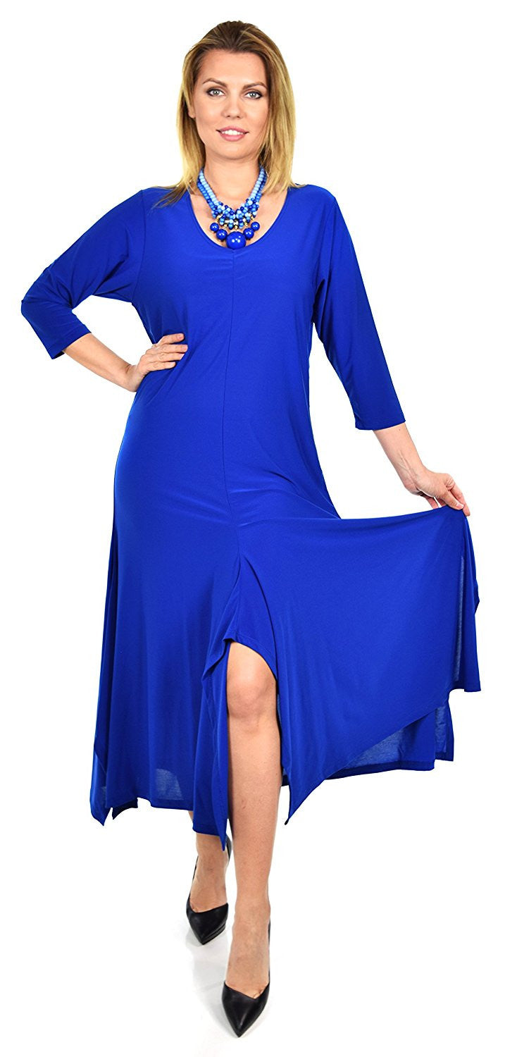 Versatile Swing Dress Plus Size Quirky Loose Fitting