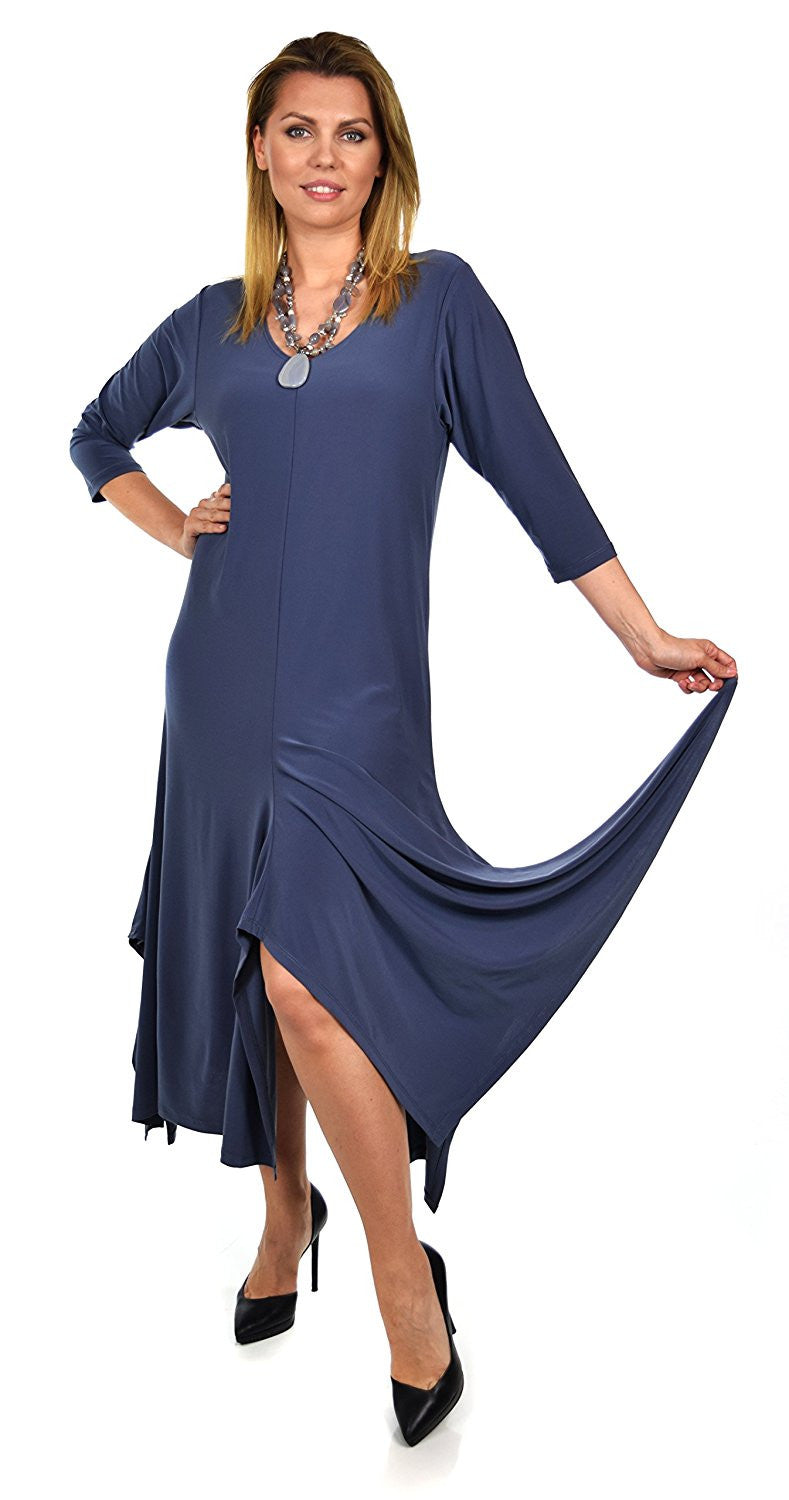 Versatile Swing Dress Plus Size Quirky Loose Fitting