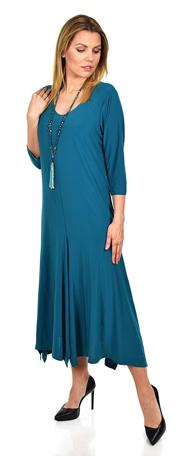 Versatile Swing Dress Plus Size Quirky Loose Fitting