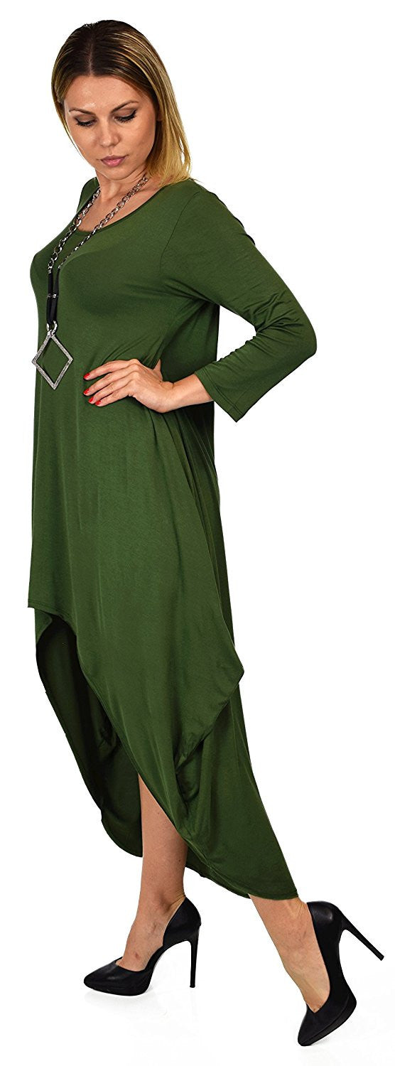 Plus Size Dress,Designer Dress,Lagenlook Dress,  Hi Low Dress, Maxi Dress, Plus Size Dress. XL/1XL AND 2XL/3XL