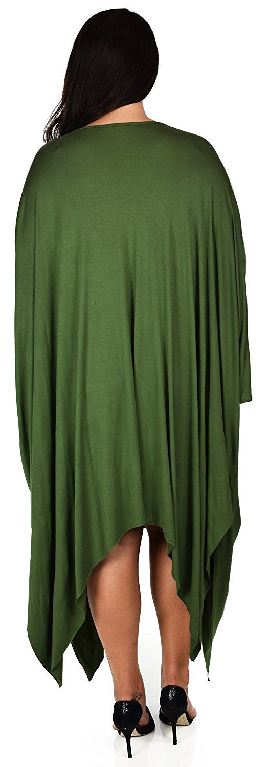Plus Size Tunic Dress, Asymmetrical Tunic Dress, Comfortable Long Tunic Dress