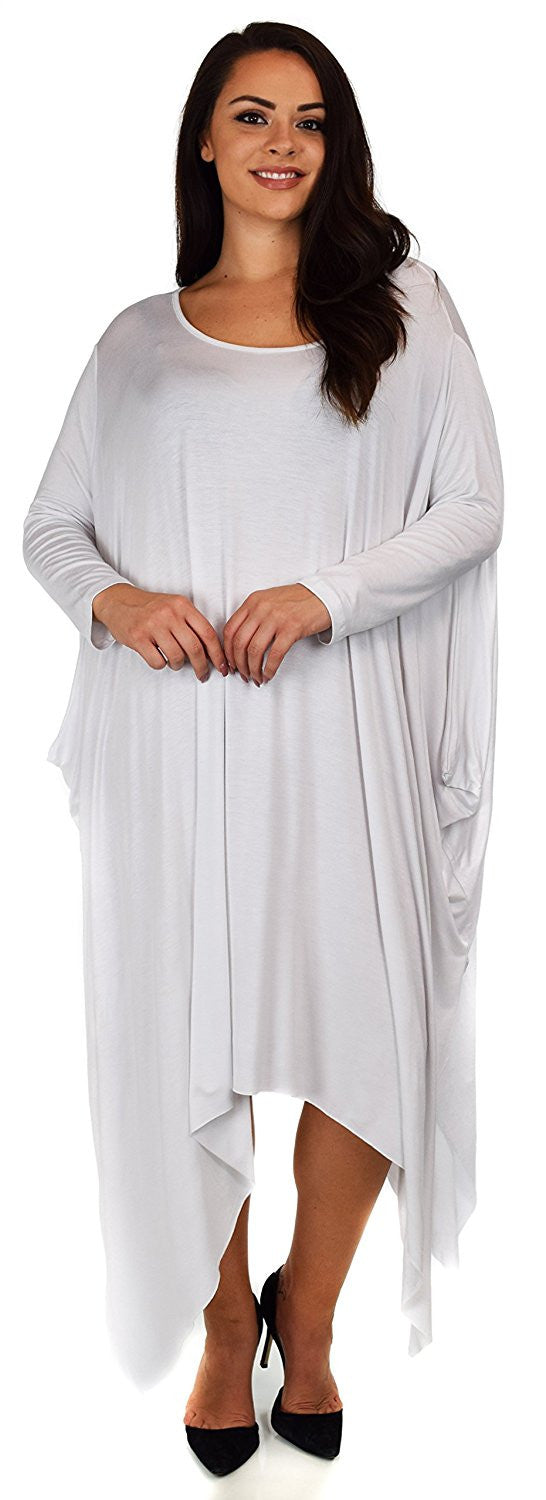 Plus Size Tunic Dress, Asymmetrical Tunic Dress, Comfortable Long Tunic Dress