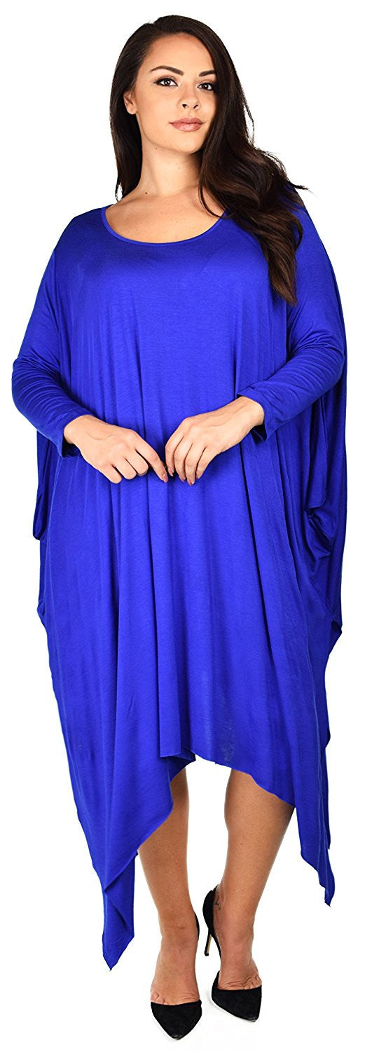 Plus Size Tunic Dress, Asymmetrical Tunic Dress, Comfortable Long Tunic Dress