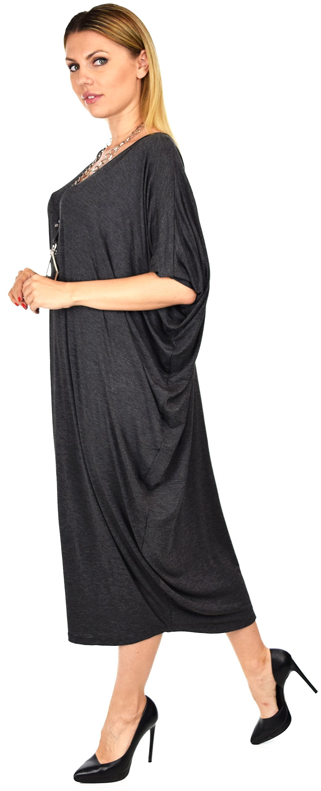 Comfy Dress, Women Dress, Summer Dress, Oversize Dress,  Lagenlook Dress, Plus size Dress, Maxi Dress. Fits from Large to 4X.