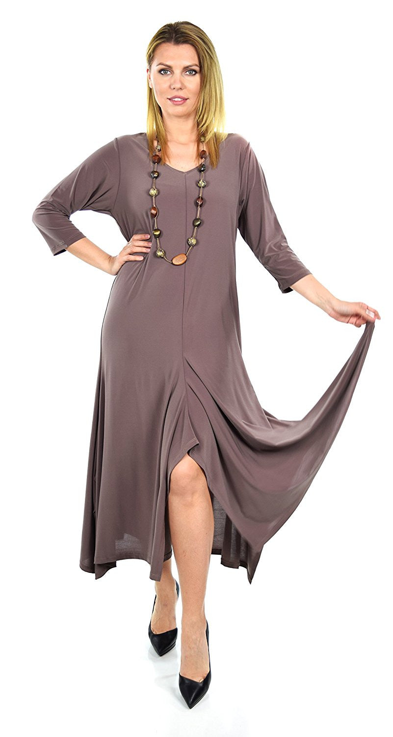 Versatile Swing Dress Plus Size Quirky Loose Fitting