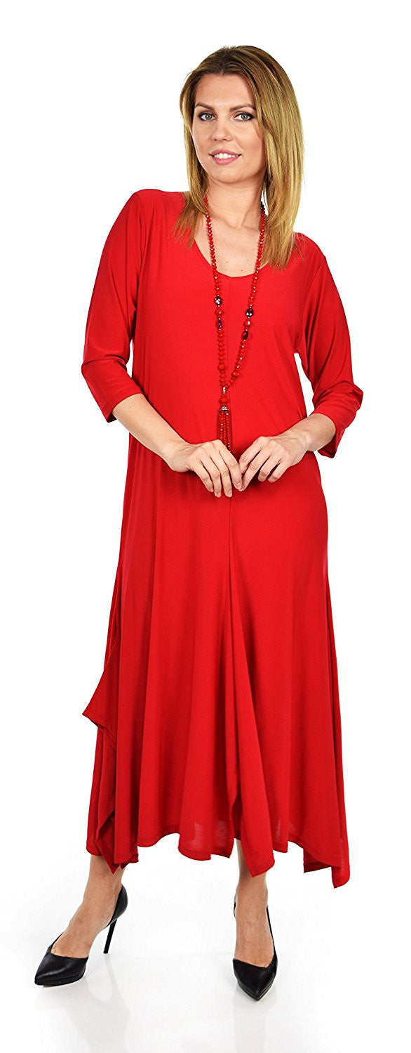 Versatile Swing Dress Plus Size Quirky Loose Fitting