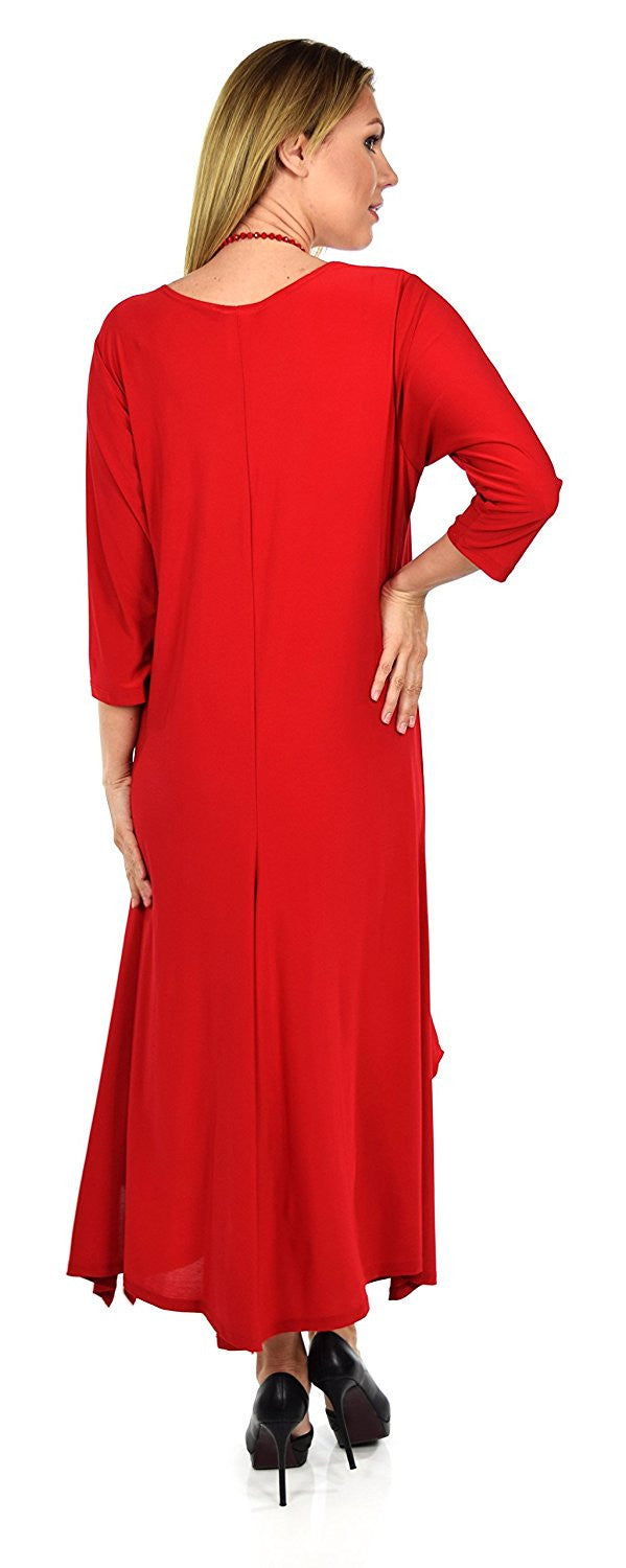 Versatile Swing Dress Plus Size Quirky Loose Fitting