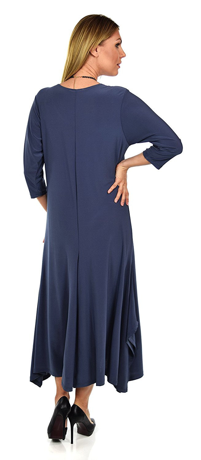 Versatile Swing Dress Plus Size Quirky Loose Fitting