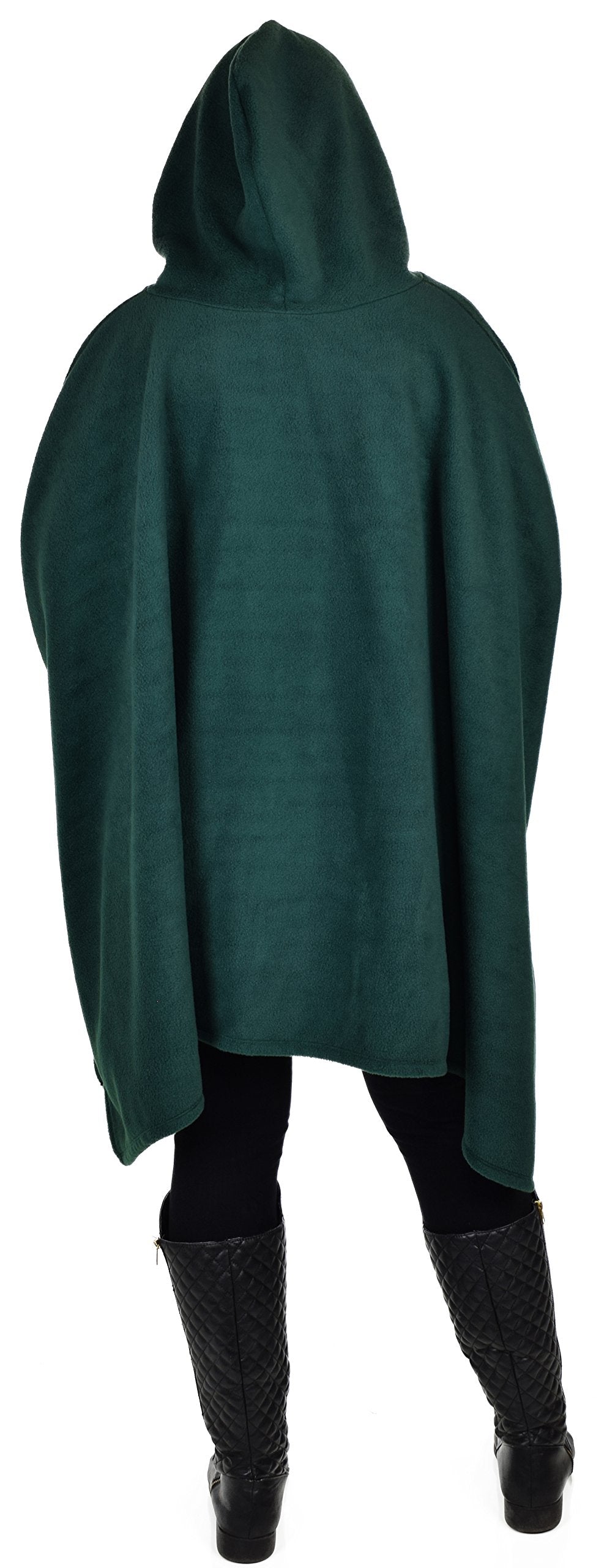 Dare2bStylish Women Poncho Style Hoodie Sweater Fleece Cover Up for Cold Weather