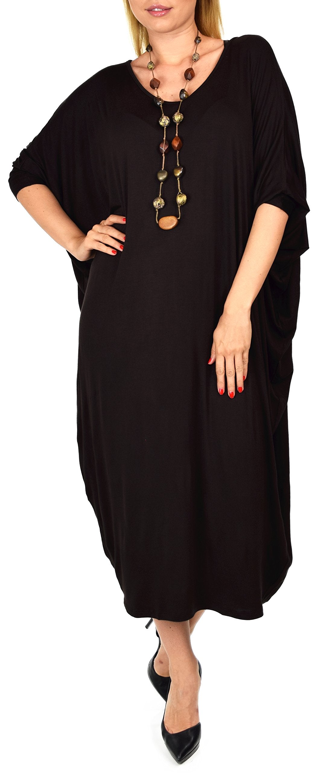 Comfy Dress, Women Dress, Summer Dress, Oversize Dress,  Lagenlook Dress, Plus size Dress, Maxi Dress. Fits from Large to 4X.