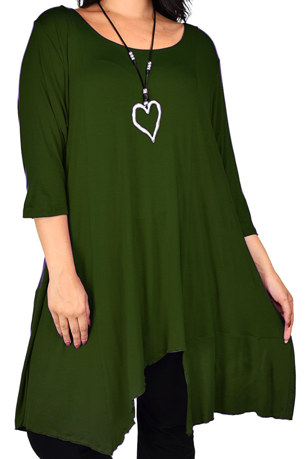 Plus Size Tunic, Full figured tunic, Summer Tunic,  Asymmetrical Tunic, Long Tunic, Designer Tunic, Women Tunic