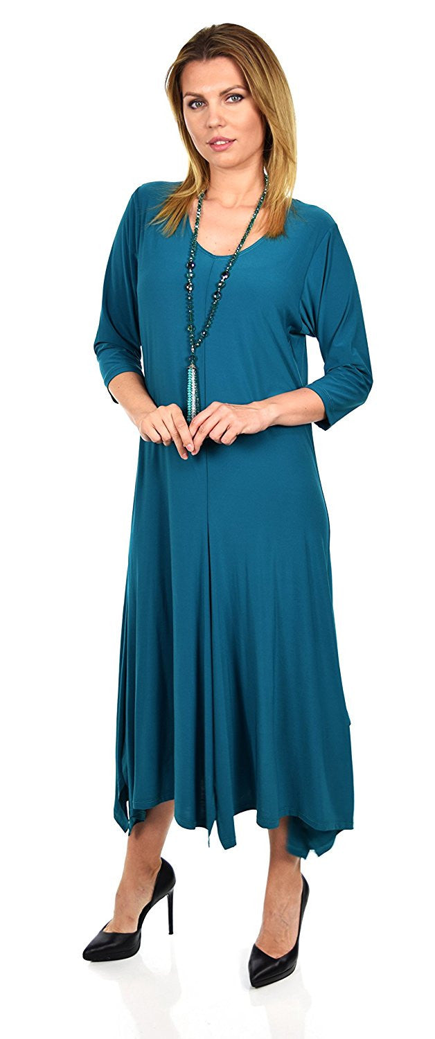Versatile Swing Dress Plus Size Quirky Loose Fitting