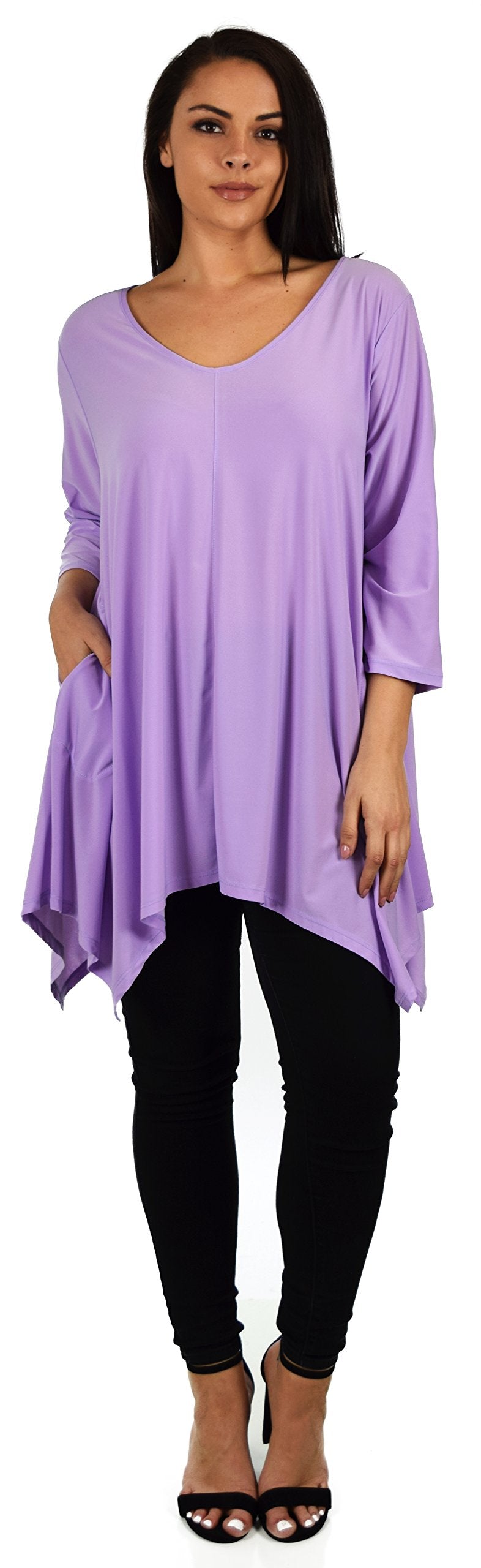 Comfyplus Tunic, Versatile and Oversize Tunic, lagen look Tunic,  Plus size tunic with side pockets. Fits 1XL/2XL/3XL
