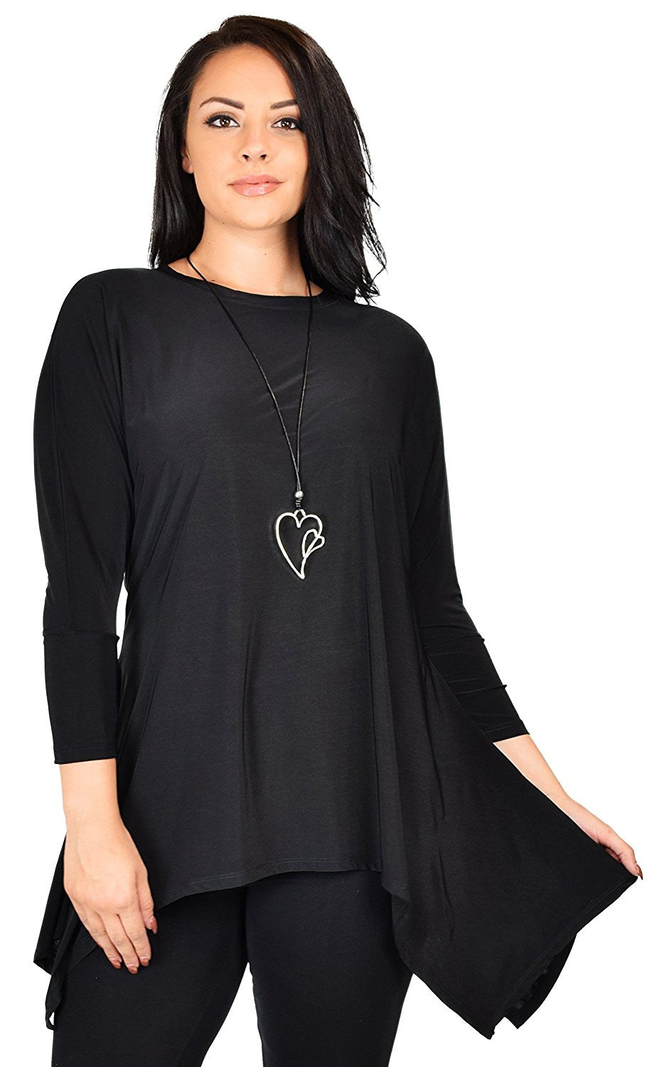 Summer Asymmetrical Fishtail Swing Tunic Shirt Top