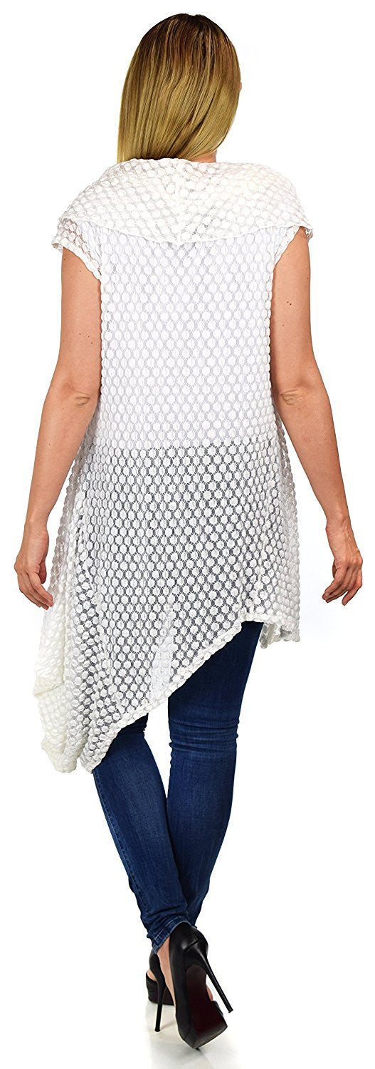 Asymmetrical Cowl Neck Tunic Dress Blouse Top Reg & Plus Sizes