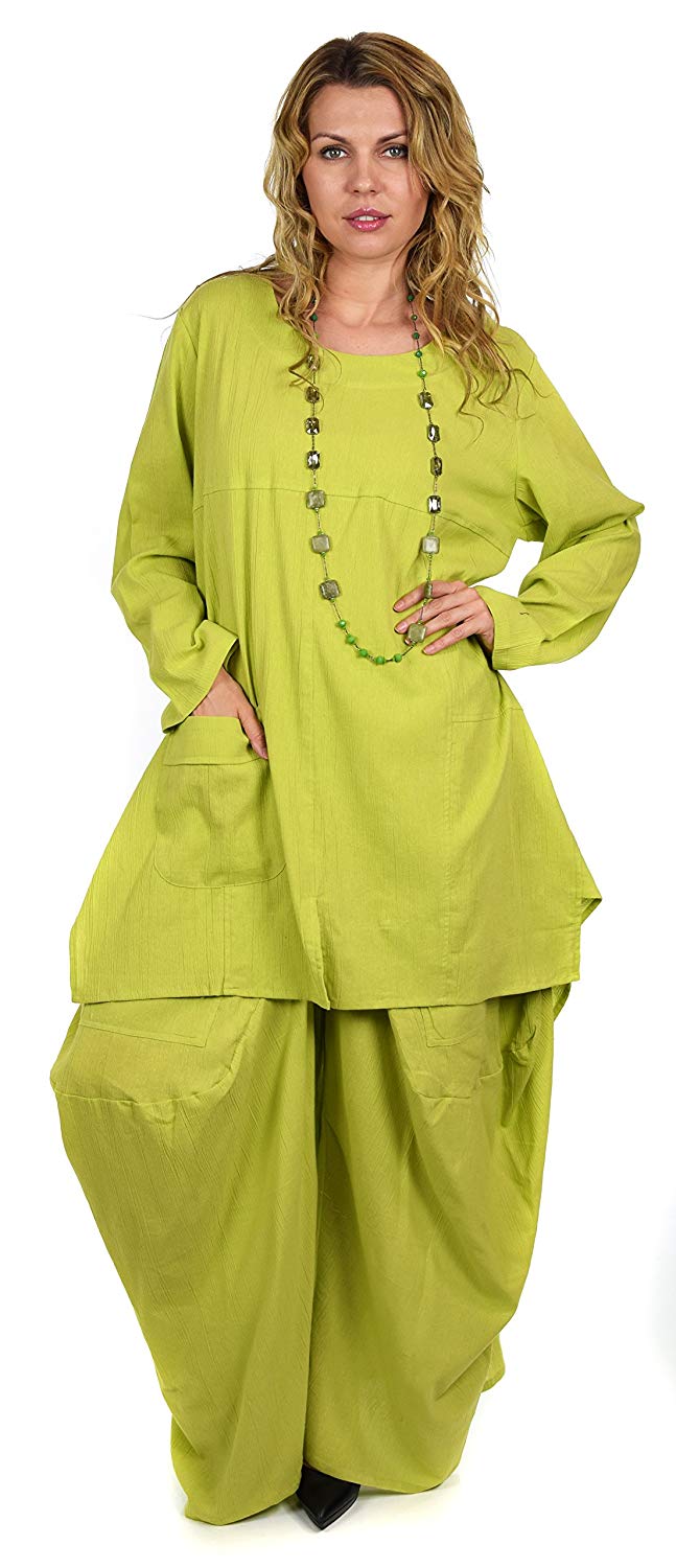 Dare2bStylish Pant set, Women 2 Piece pant set, lagenlook pant set, Cotton Gauze Pants Set,  Summer Outfit Regular and Plus Size
