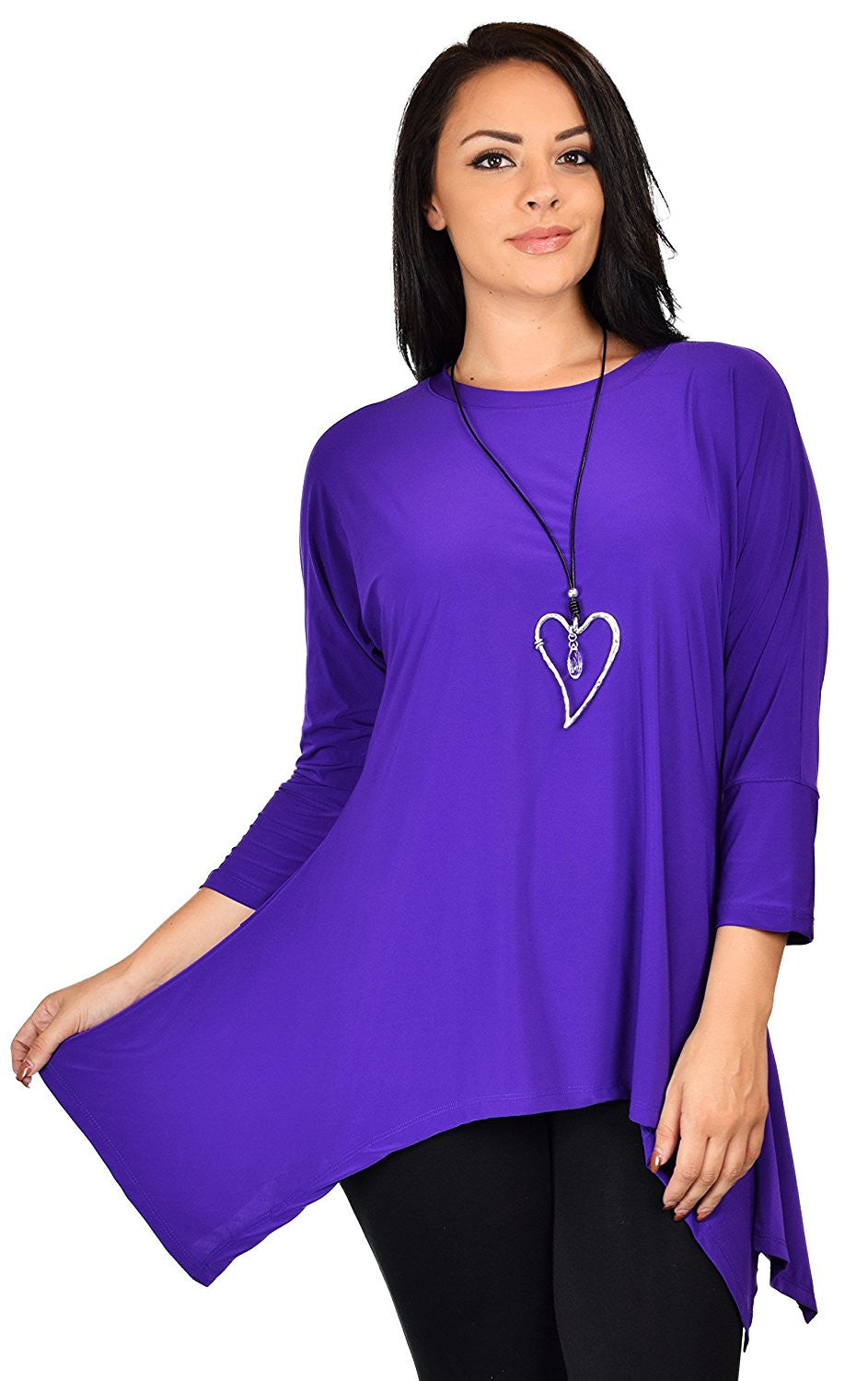 Summer Asymmetrical Fishtail Swing Tunic Shirt Top