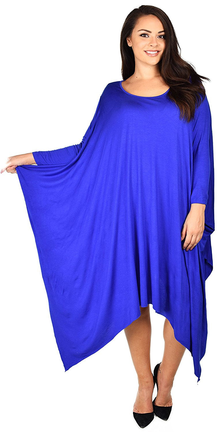 Plus Size Tunic Dress, Asymmetrical Tunic Dress, Comfortable Long Tunic Dress