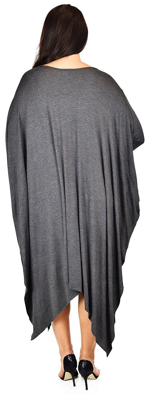 Plus Size Tunic Dress, Asymmetrical Tunic Dress, Comfortable Long Tunic Dress