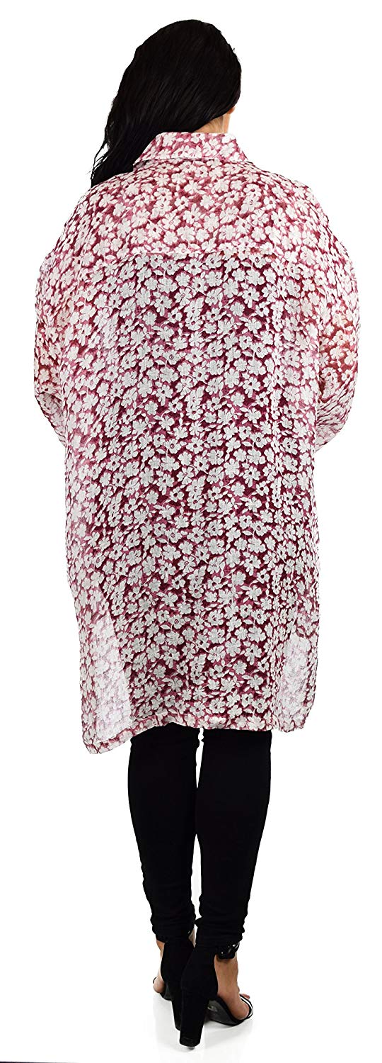 Zopali Plus Size Linen Gauze Top, Boxy linen tunic, Relaxed Fit tunic. Linen Breathable Full sleeve High Low Dressy Shirt Top