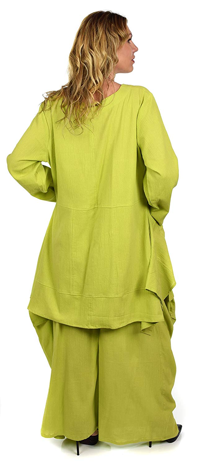 Dare2bStylish Pant set, Women 2 Piece pant set, lagenlook pant set, Cotton Gauze Pants Set,  Summer Outfit Regular and Plus Size