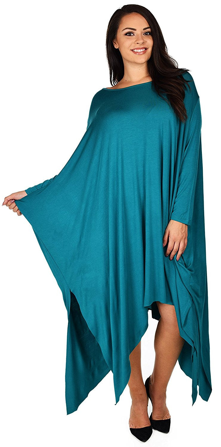 Plus Size Tunic Dress, Asymmetrical Tunic Dress, Comfortable Long Tunic Dress