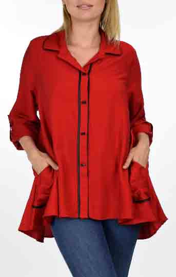 Made in USA,Stylish,Artsy Blouse, Designer Shirt,lagenlook Shirt, Small to Large