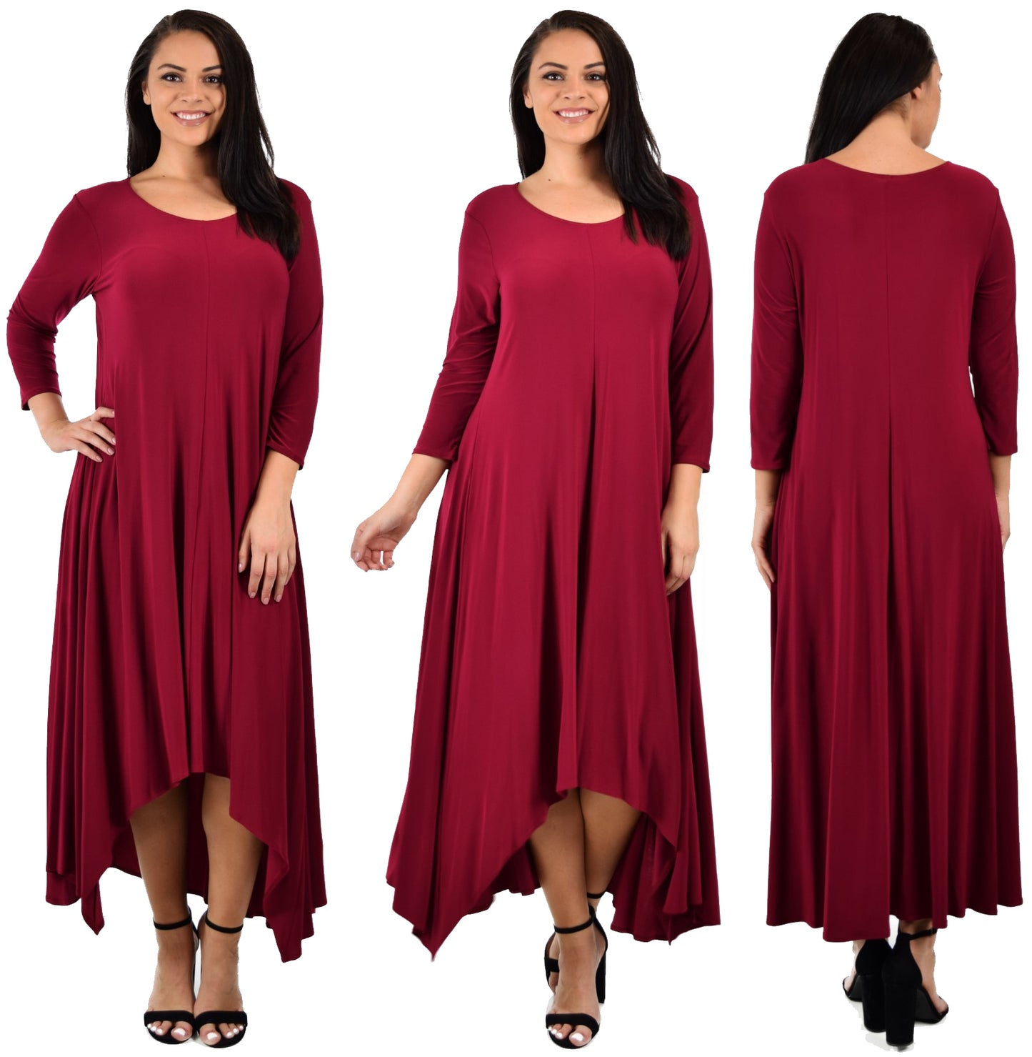 Designer Dress, Quirky Dress, Hi Low Dress, Plus size clothing, Flared Dress, Lagenlook Dress,Plus size Olive Dress, Olive Maxi Dress