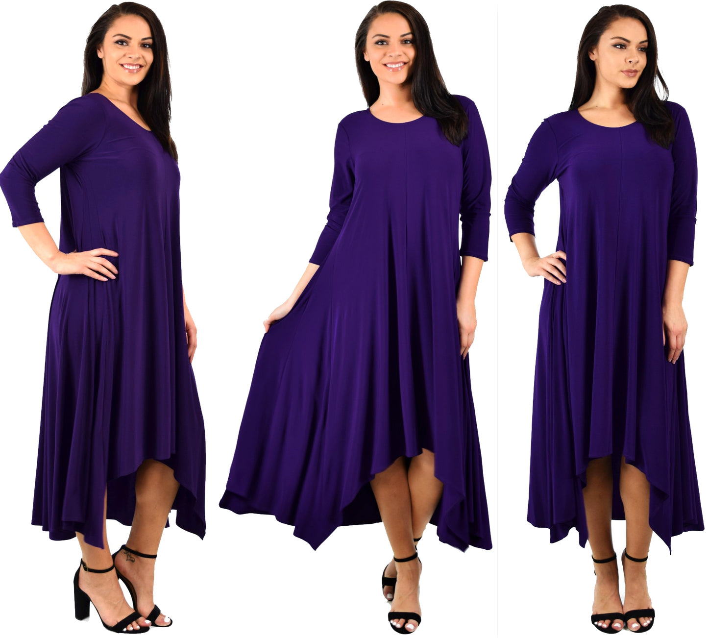 Designer Dress, Quirky Dress, Hi Low Dress, Plus size clothing, Flared Dress, Lagenlook Dress,Plus size Olive Dress, Olive Maxi Dress