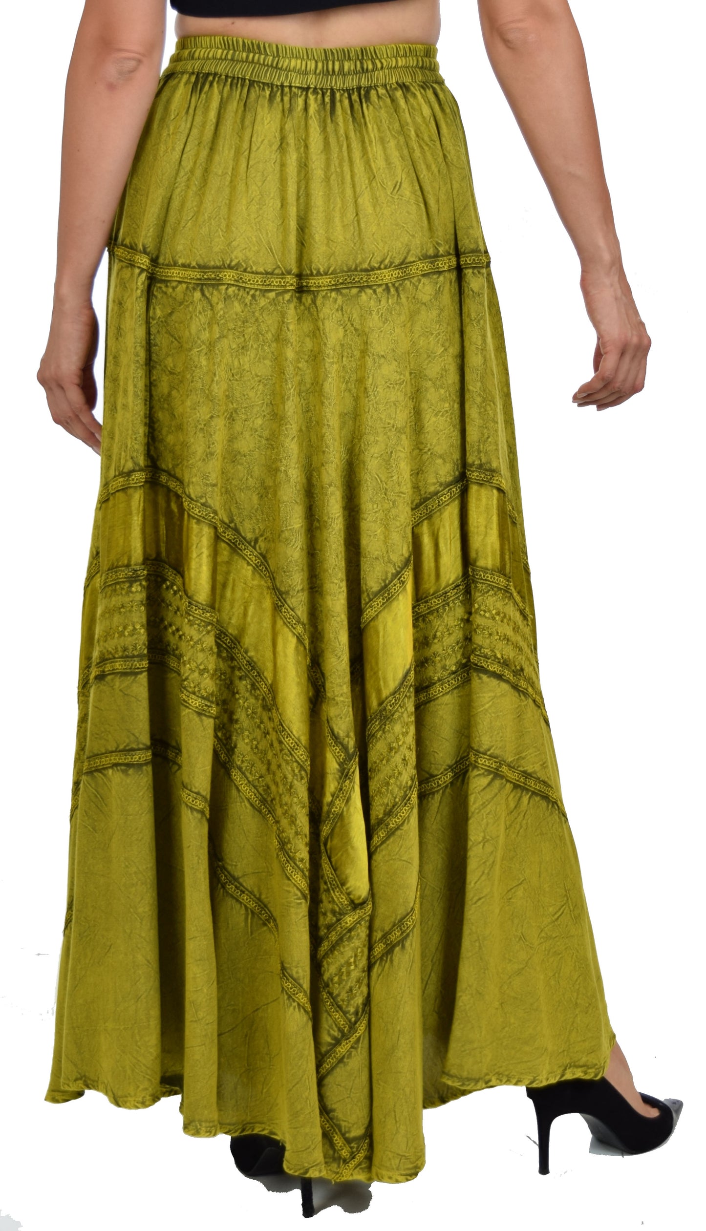 Artsy Skirt, Embroidered Skirt, Bohemian Skirt, Party Skirt, Hip Hop Skirt,  Comfy Skirt, Designer Skirt, Plus size Skirt, Stone wash Skirt