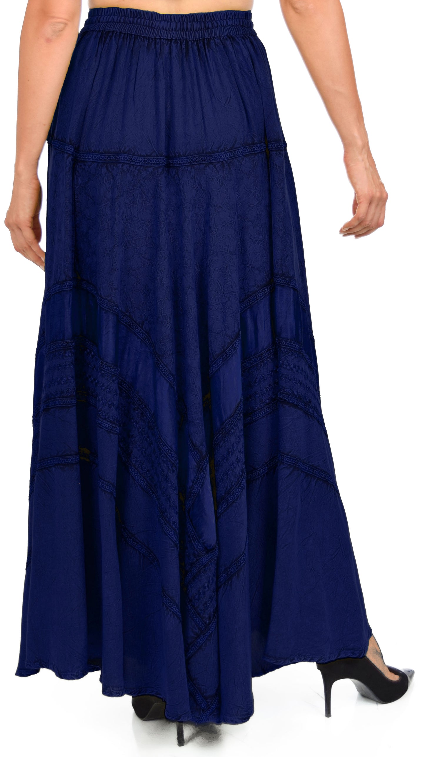 Artsy Skirt, Embroidered Skirt, Bohemian Skirt, Party Skirt, Hip Hop Skirt,  Comfy Skirt, Designer Skirt, Plus size Skirt, Stone wash Skirt