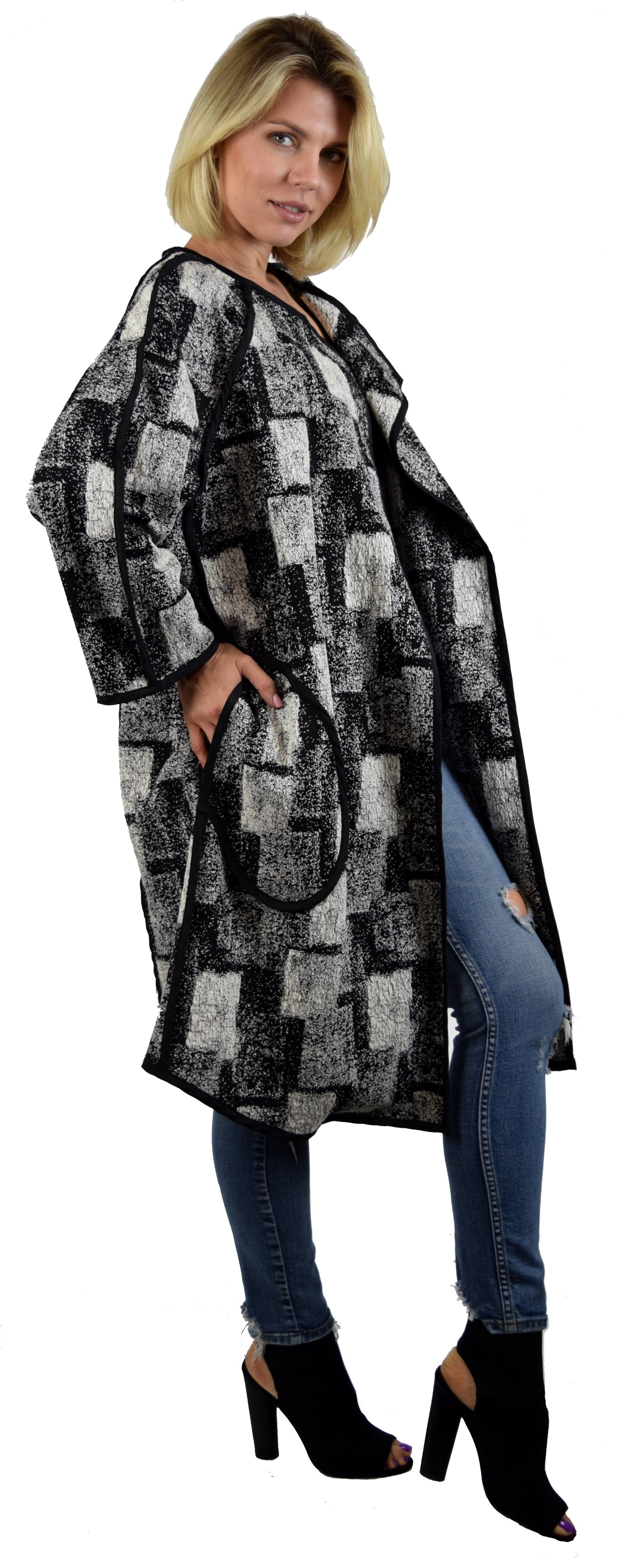 Designer Jacket, Plus size Jacket, Women Jacket Artsy Jacket