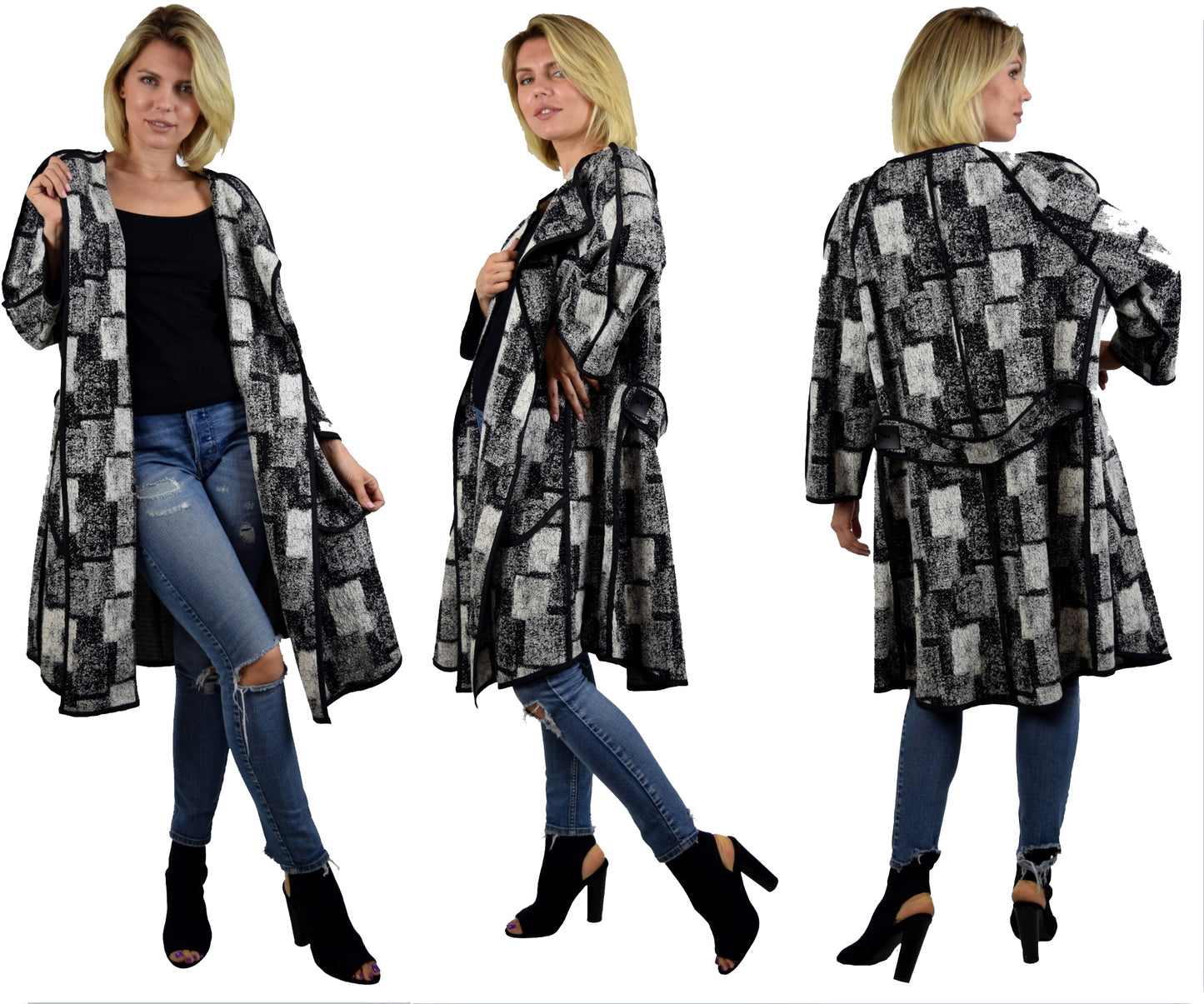 Designer Jacket, Plus size Jacket, Women Jacket Artsy Jacket