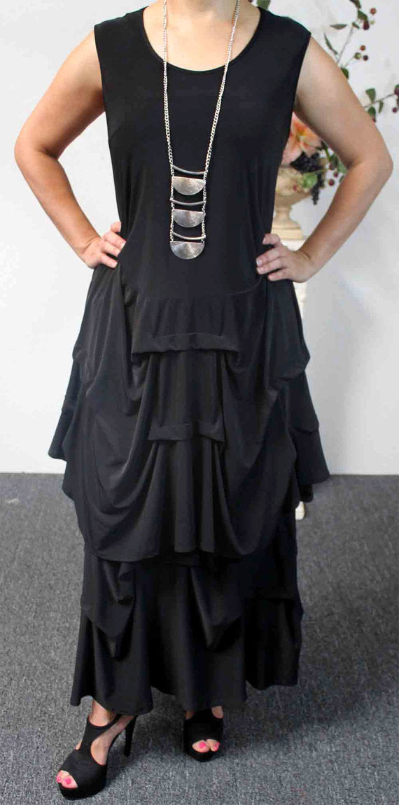 Arsty Skirt MIDI SKIRT,  Designer Lagenlook Skirt, Plus size skirt ,  Gathered skirt ,  Front and back ticjed skirt, Midi Skirt, Addition to our Travel Line with side pockets